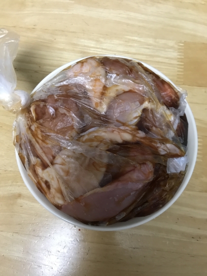 【下味冷凍】鶏もも肉の照焼き風