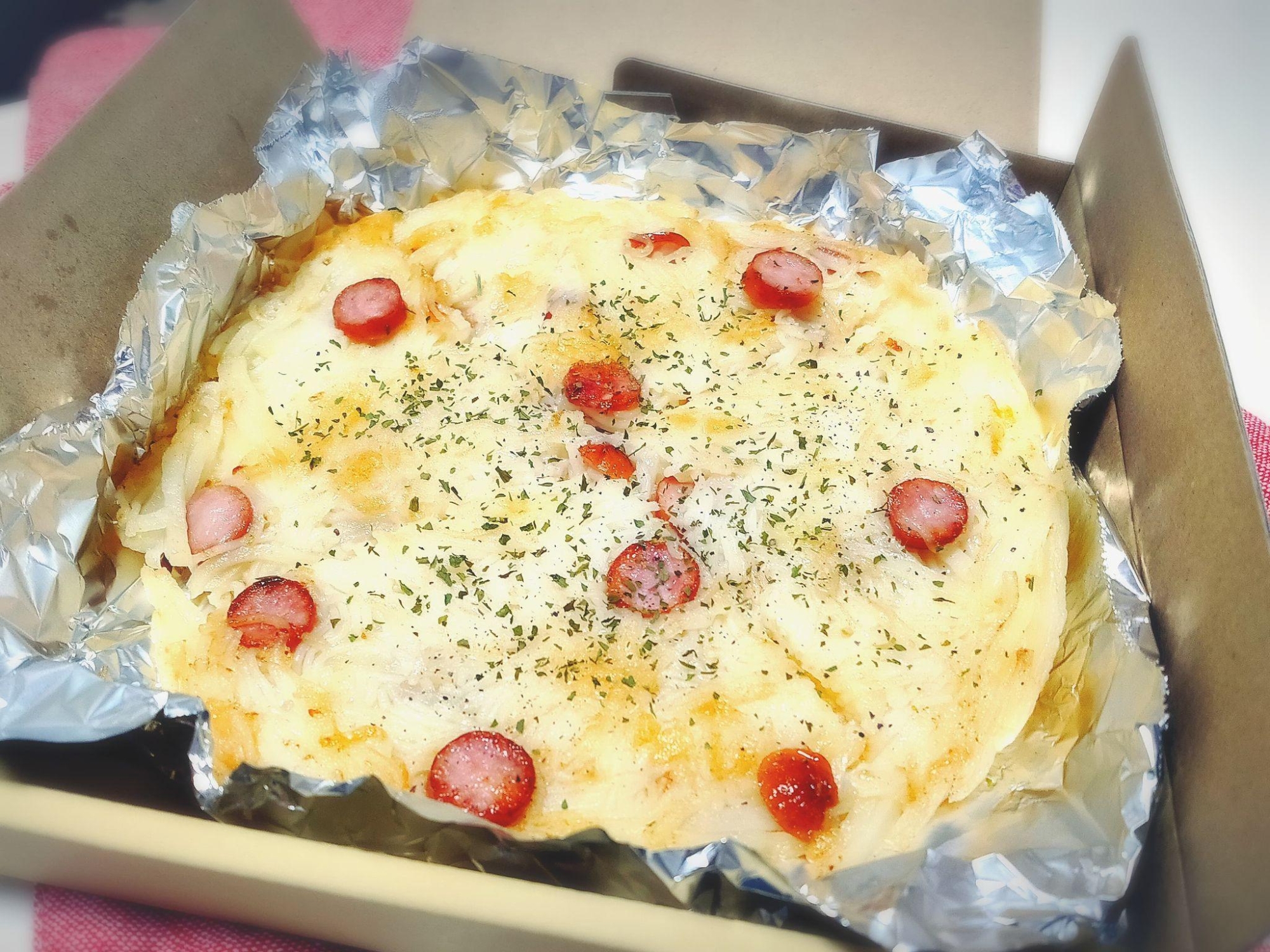 ポテトとそうめんのチーズガレット☆