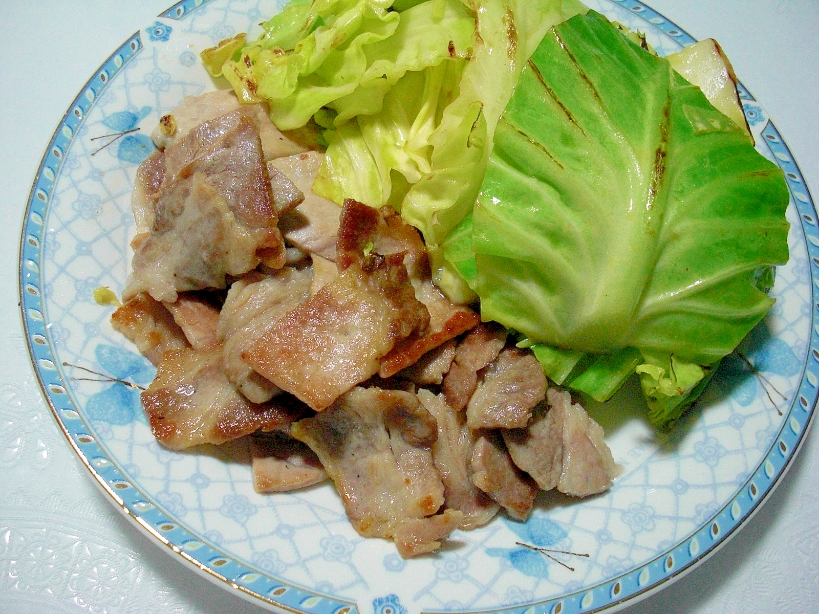 豚肉とキャベツ焼き