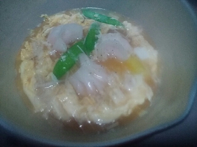 海老シュウマイの中華卵スープ