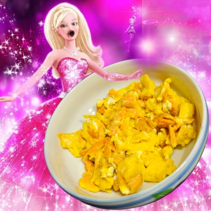 鮭チーズ♪スクランブルエッグ（・)))･･･♡