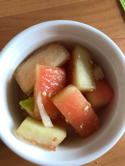 酢はりんご酢を使ってみました！生姜も効いてさっぱり美味しくいただきました。暑い夏にぴったりですね★