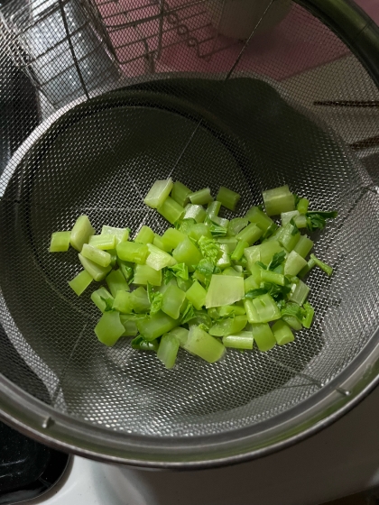 いつも捨ててますがおかずになってよかったです