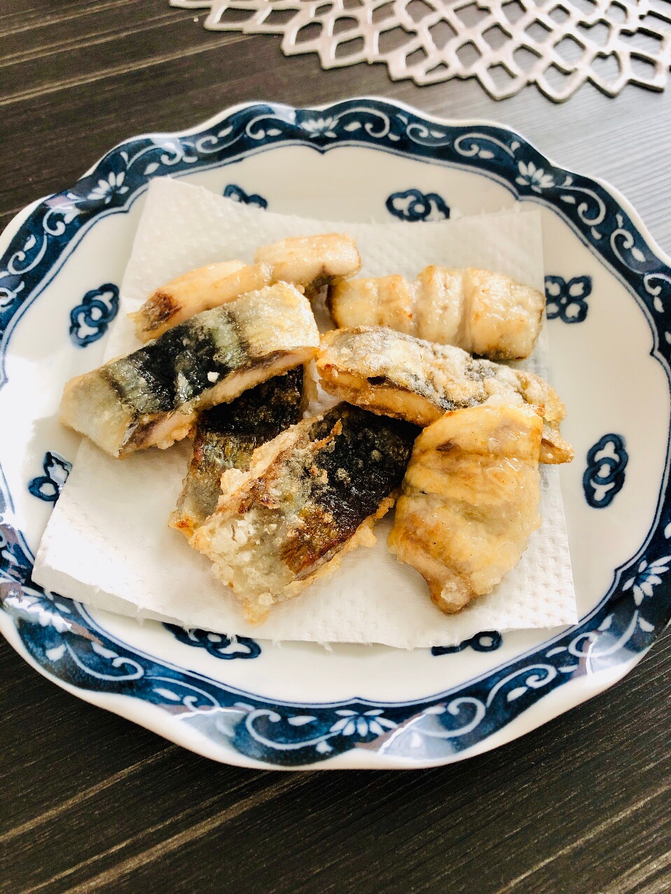 お弁当に☆秋刀魚の塩麹フライパン唐揚げ