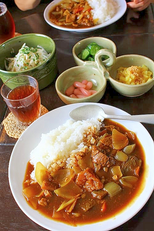 もつ煮カレー