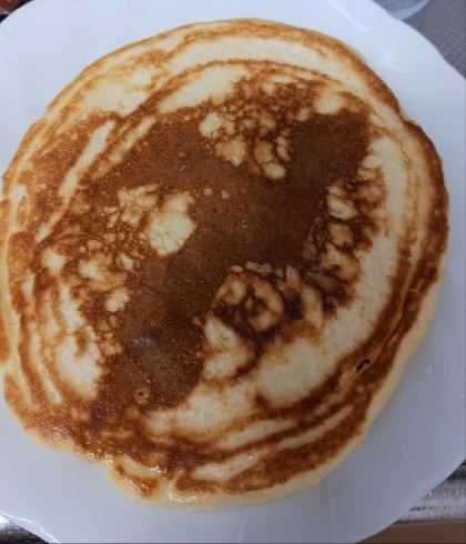 オートミールときな粉入りホットケーキ
