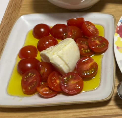 【カプレーゼ】ミニトマト×モッツァレラチーズ