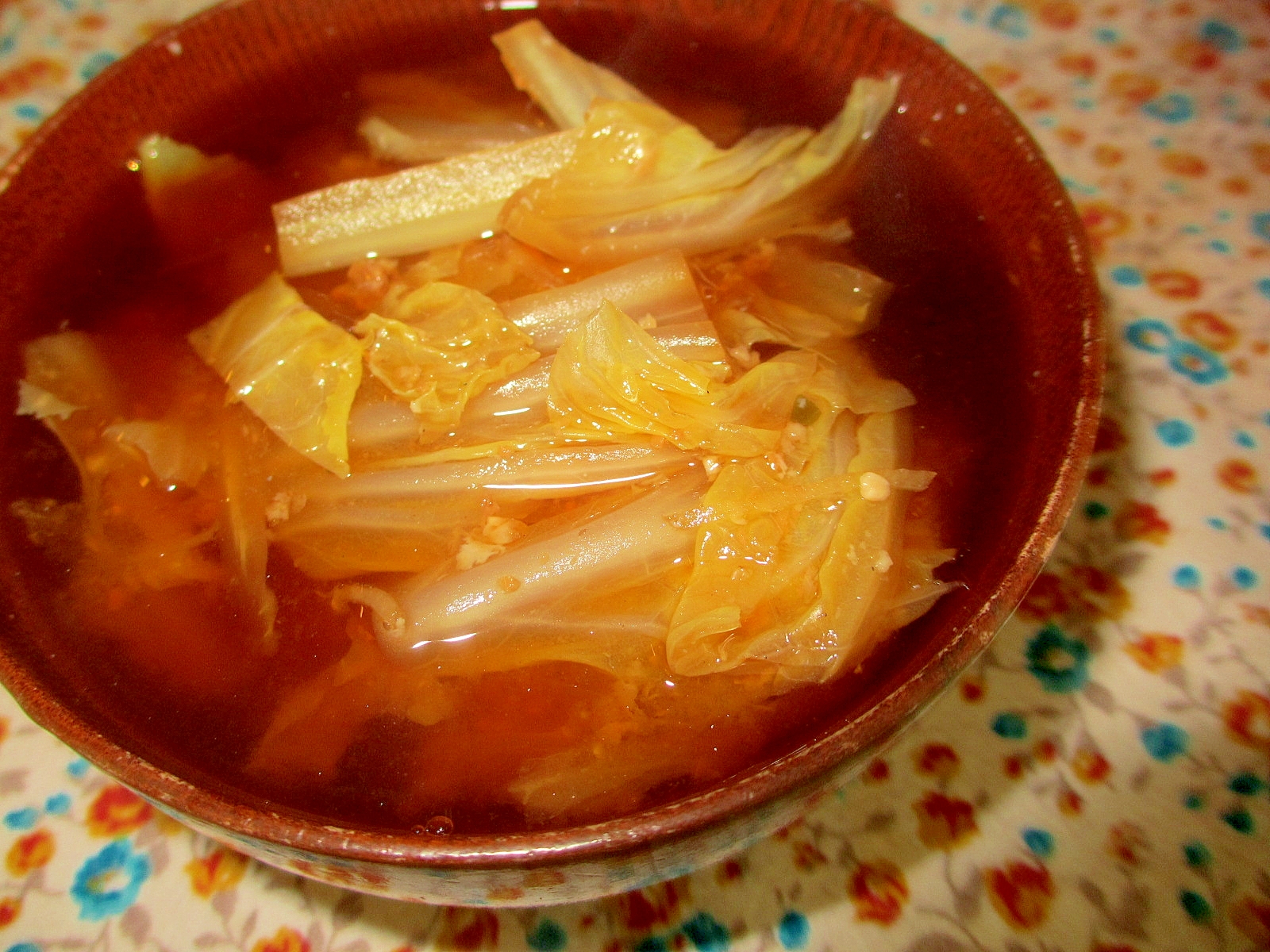 白菜と生姜の味噌汁