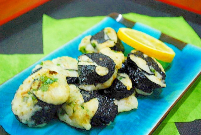 マクロビレシピ レンコンとろろの磯辺揚げ レシピ 作り方 By アイール 楽天レシピ