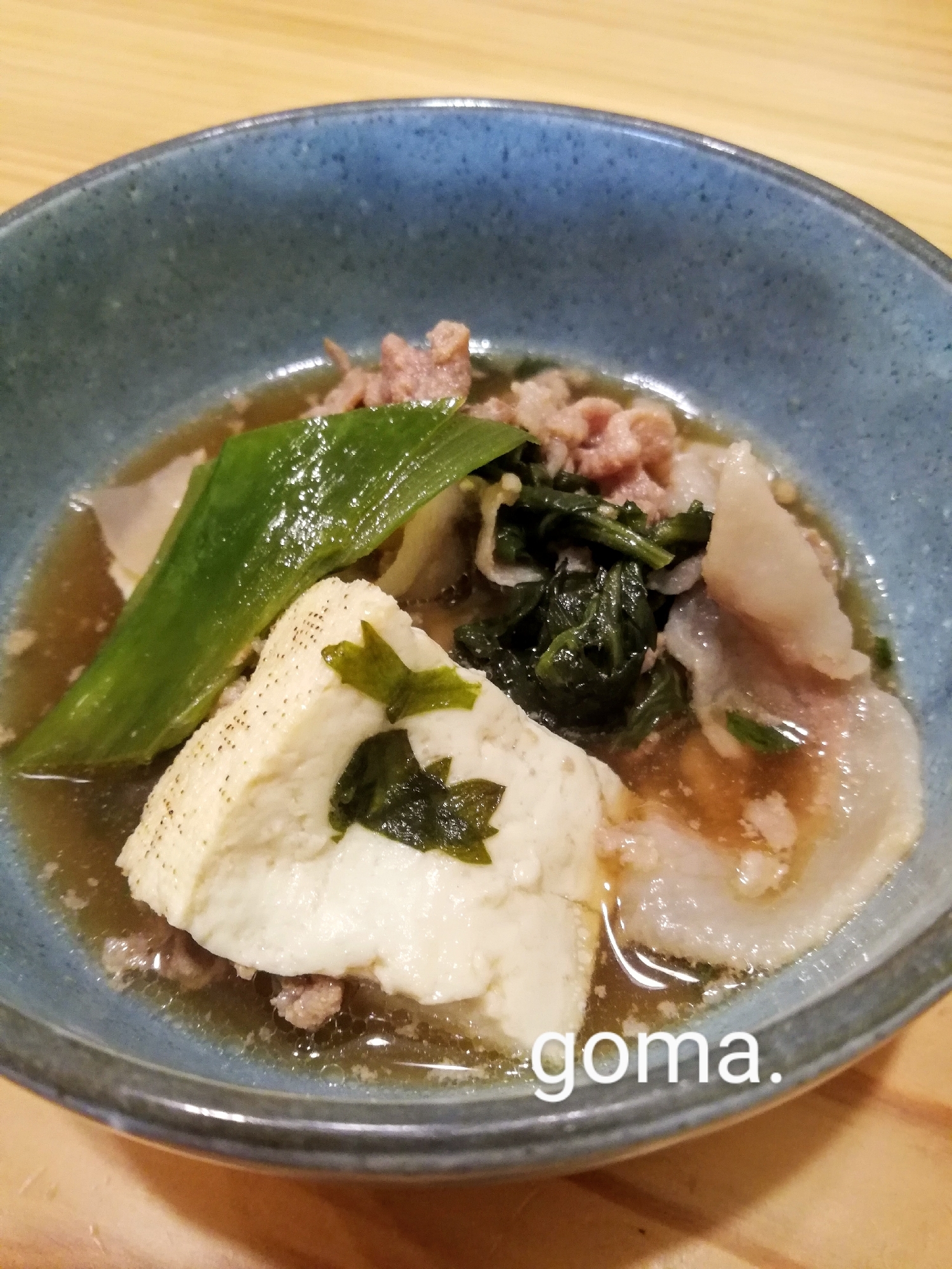 肉豆腐スープ