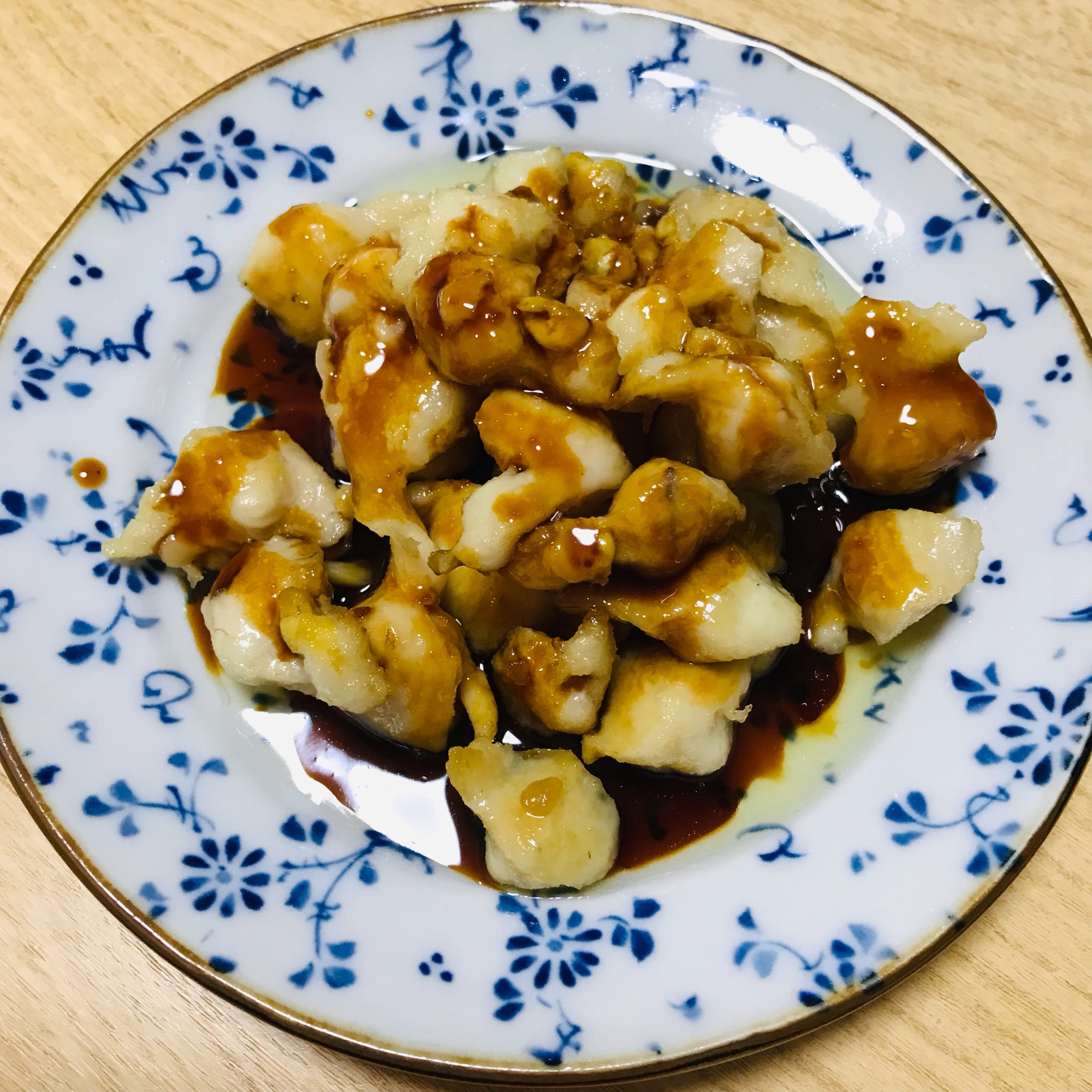 とにかく柔らかい☆ぼんじりを焼き鳥のタレで食べる