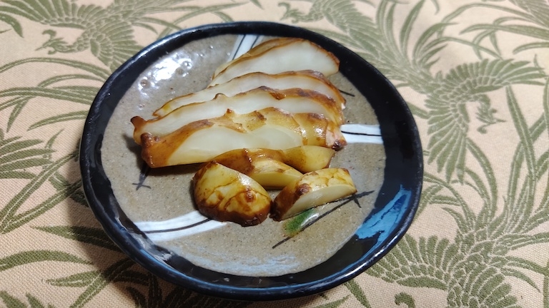 カリッ、サクッ食感 菊芋の出汁酢漬け