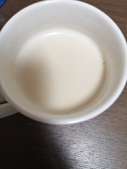ミルク多めで作りました。
美味しくいただきました♡