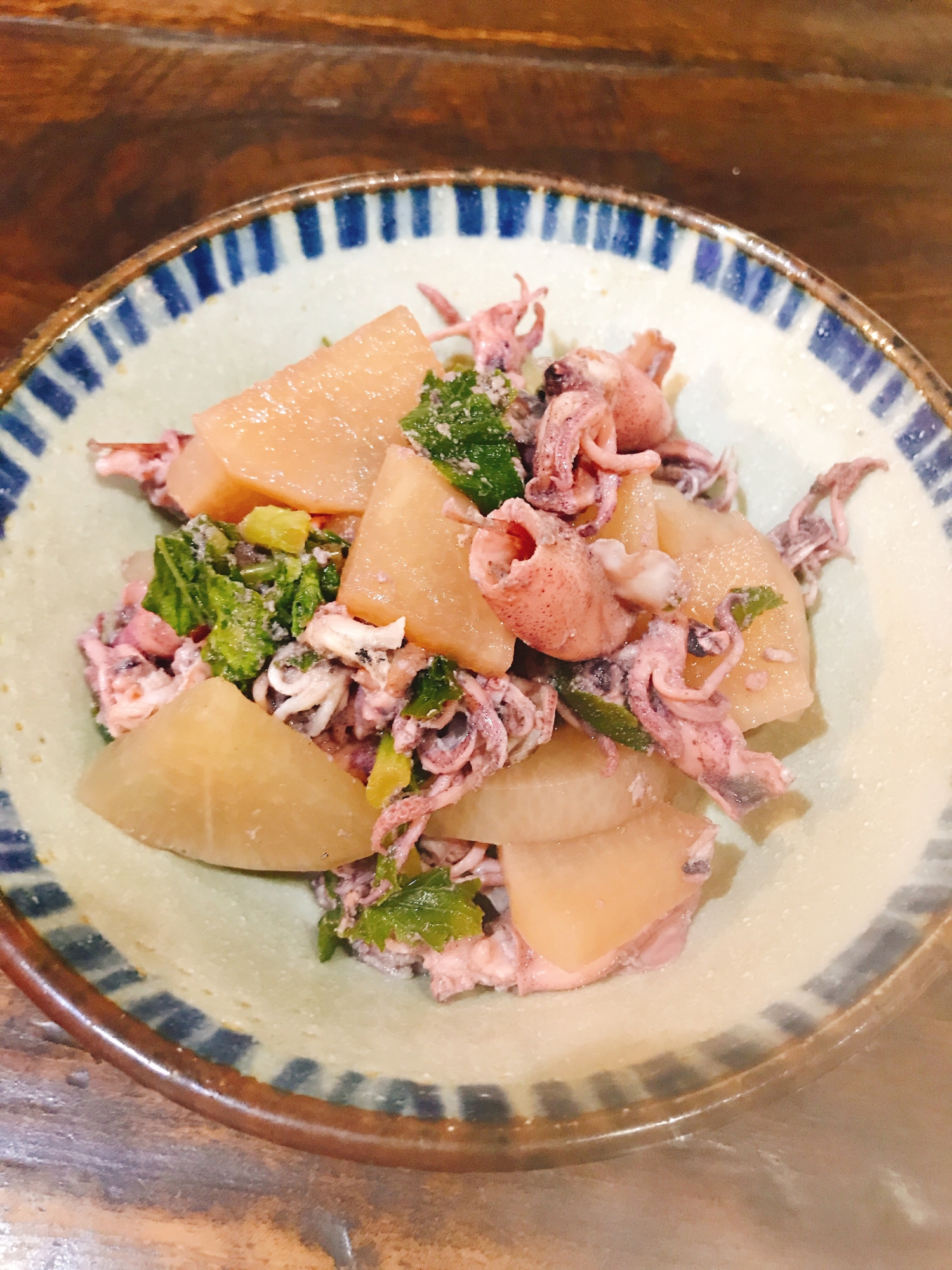 イカと大根の煮物 圧力鍋