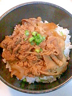 香味ごはんの牛丼