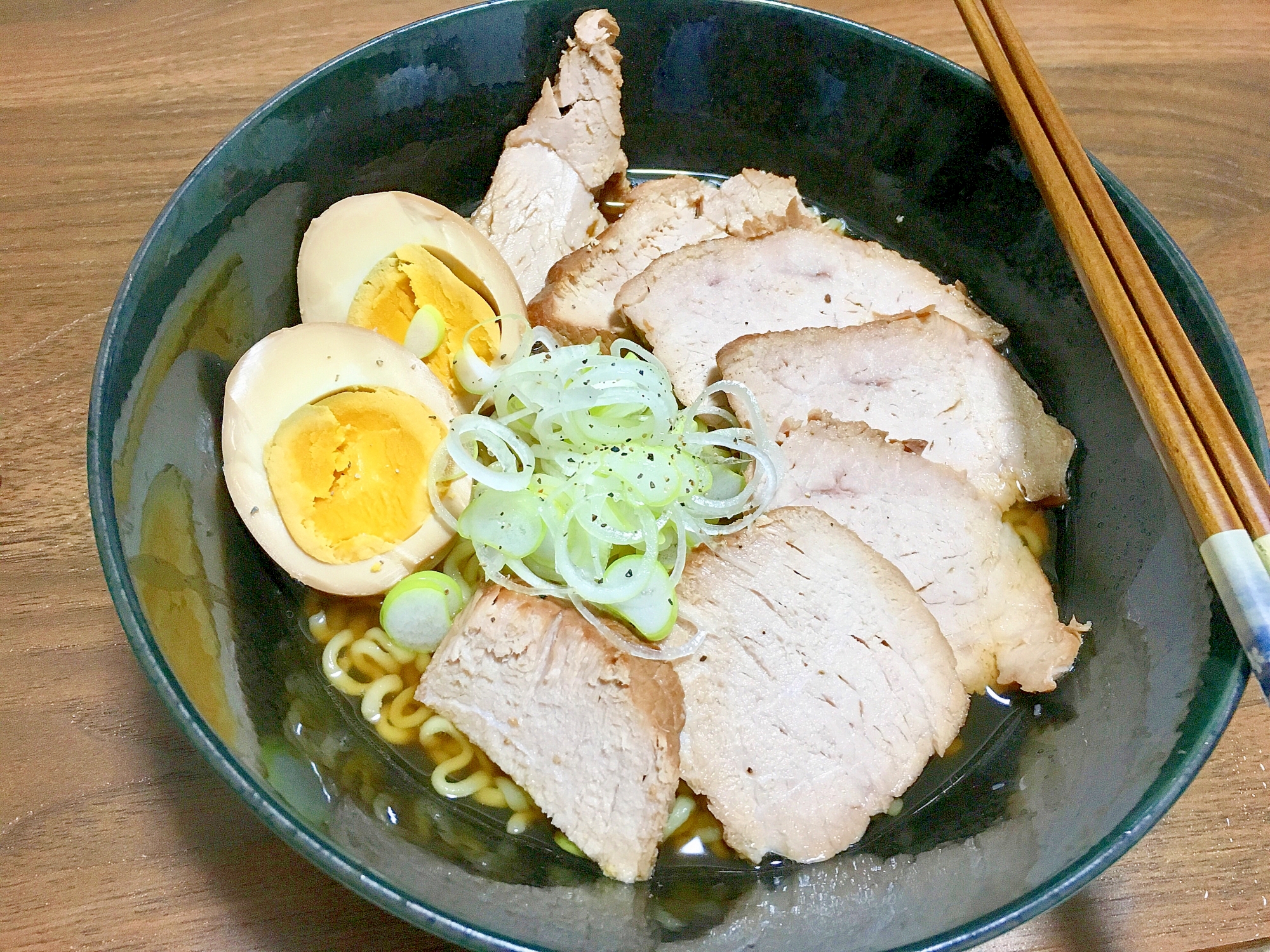 煮汁で簡単！醤油ラーメン！