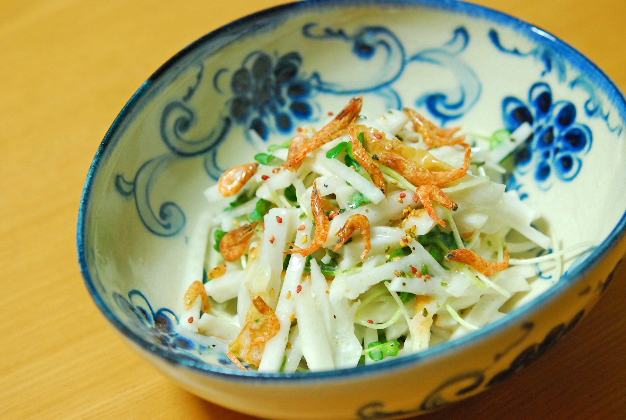 【簡単♪】大根とカイワレの和え物。