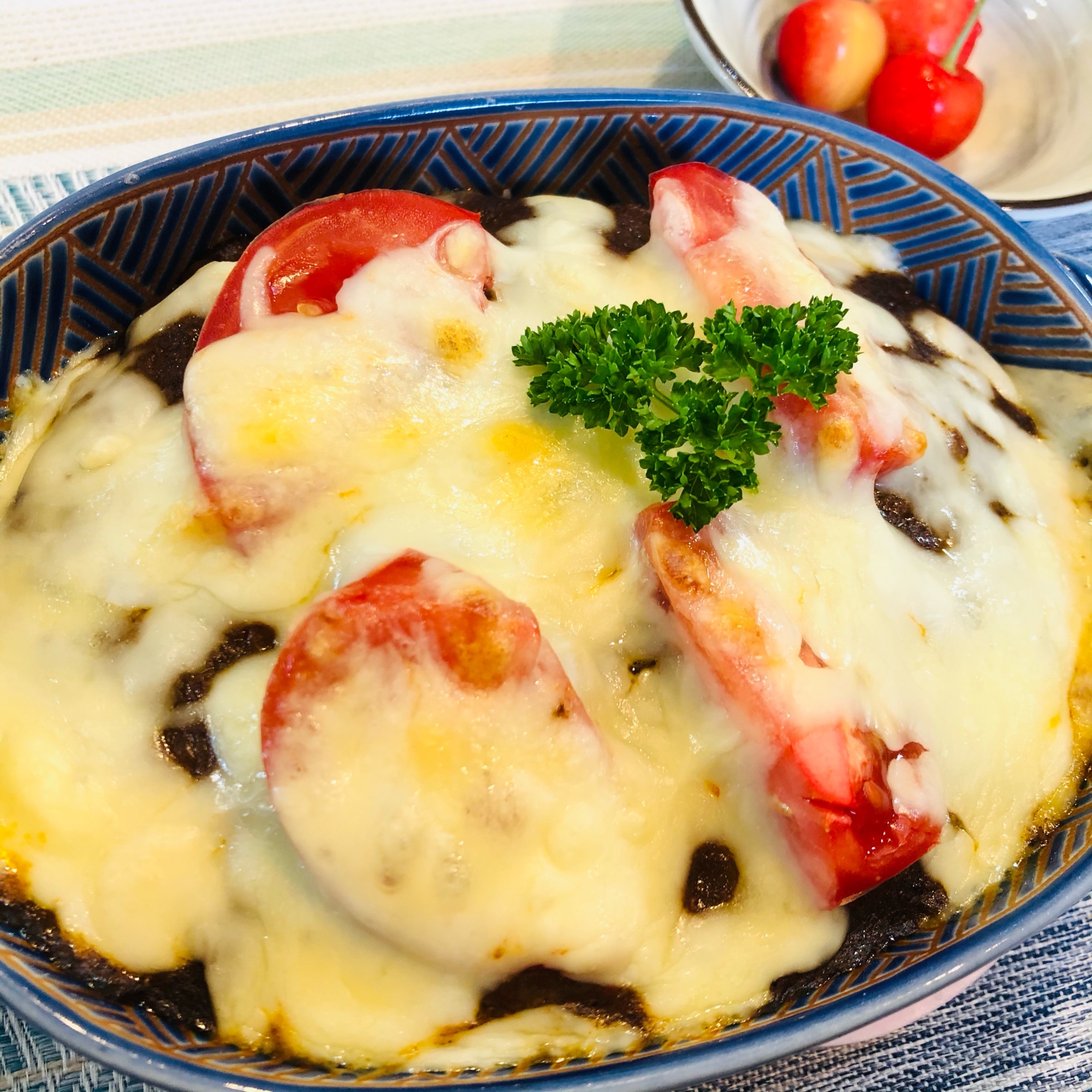 もち麦ごはんのトマトカレーチーズドリア