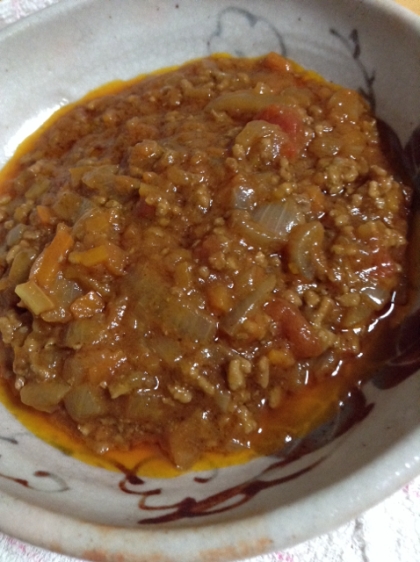 トマト缶で作る♪簡単キーマカレー