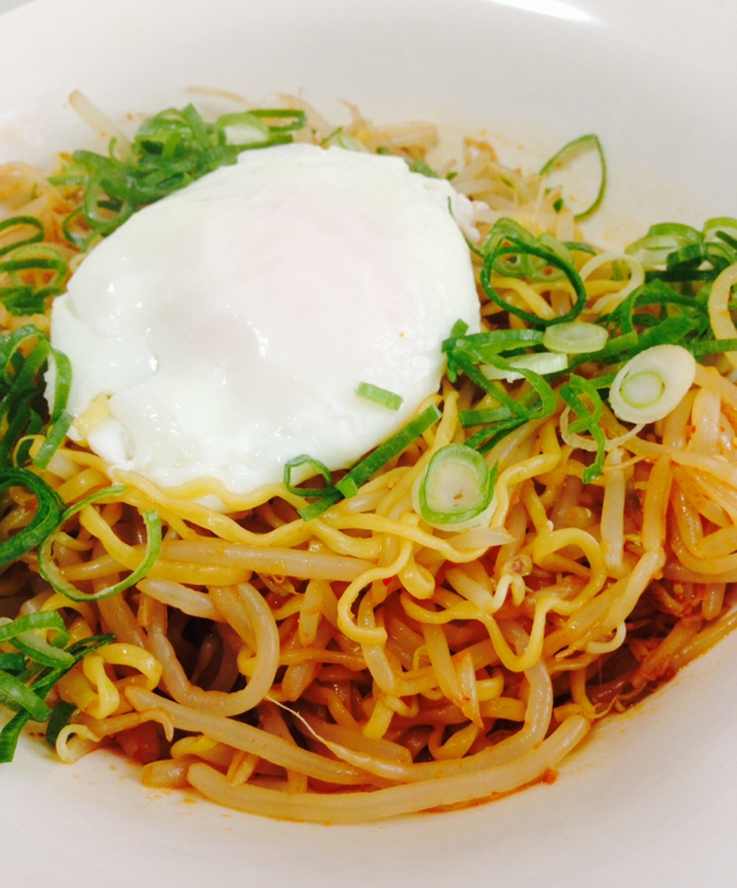 インスタント麺で！簡単汁なし麺