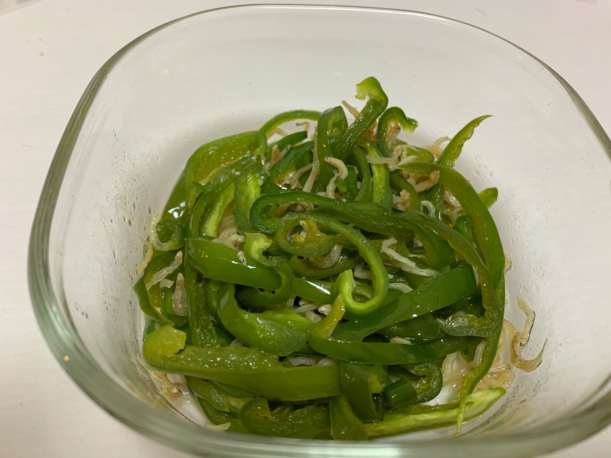 レンジで！ピーマンしらす