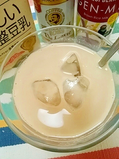 アイス☆マキベリーライスミルクソイカフェラテ♪