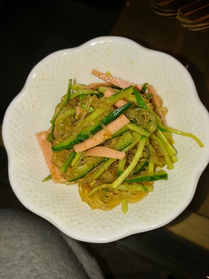 魚肉ソーセージの春雨サラダ