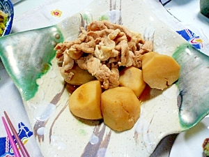 里芋と豚肉の甘辛煮