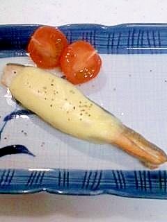 鮭のカレーチーズ焼き