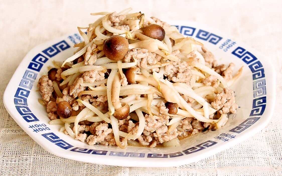 簡単5分 モヤシと挽き肉のオイスターソース炒め レシピ 作り方 By Mieko7 楽天レシピ 簡単5分 モヤシと挽き肉のオイスターソース炒め レシピ 作り方 By Mieko7 楽天レシピ