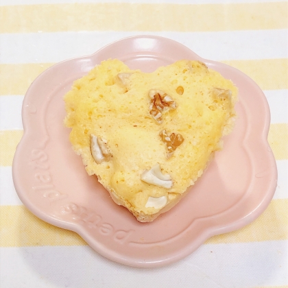 落花生たっぷり✿米粉ピーナツ蒸しパン