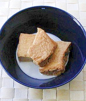 ミルク風味　厚揚げの煮物