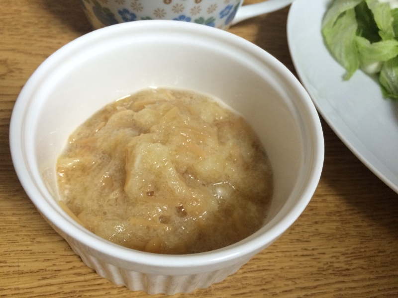 簡単！なめたけおろし