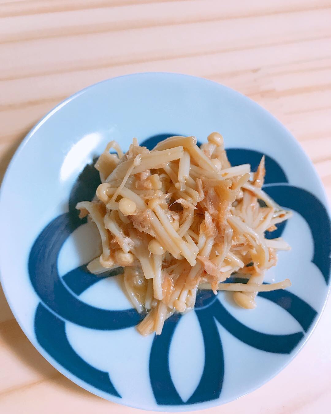 レンジで簡単♢えのきのツナ和え