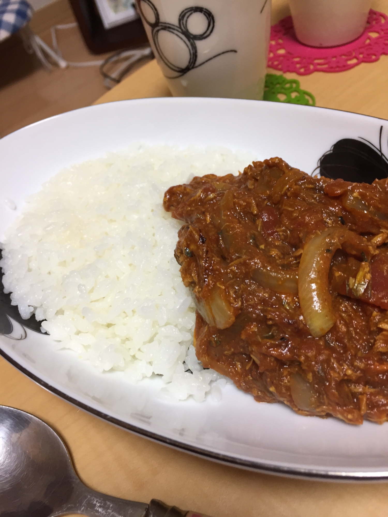 トマト鯖カレー