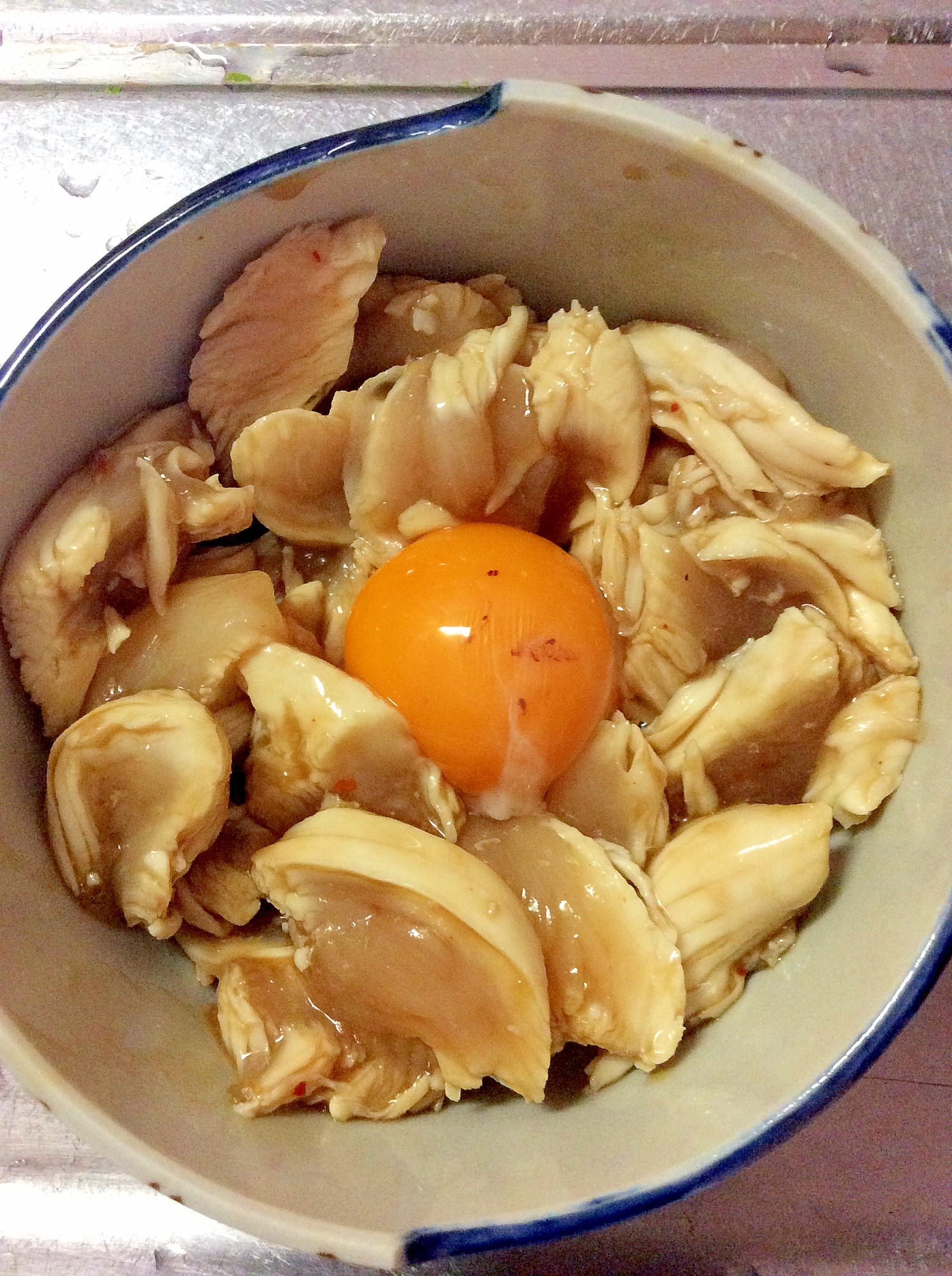 鳥ささみの刺身で 簡単ユッケ レシピ 作り方 By ハトリーナ 楽天レシピ