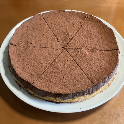 生チョコみたいな簡単チョコタルト