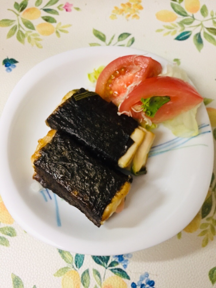 海苔巻き豆腐ステーキ