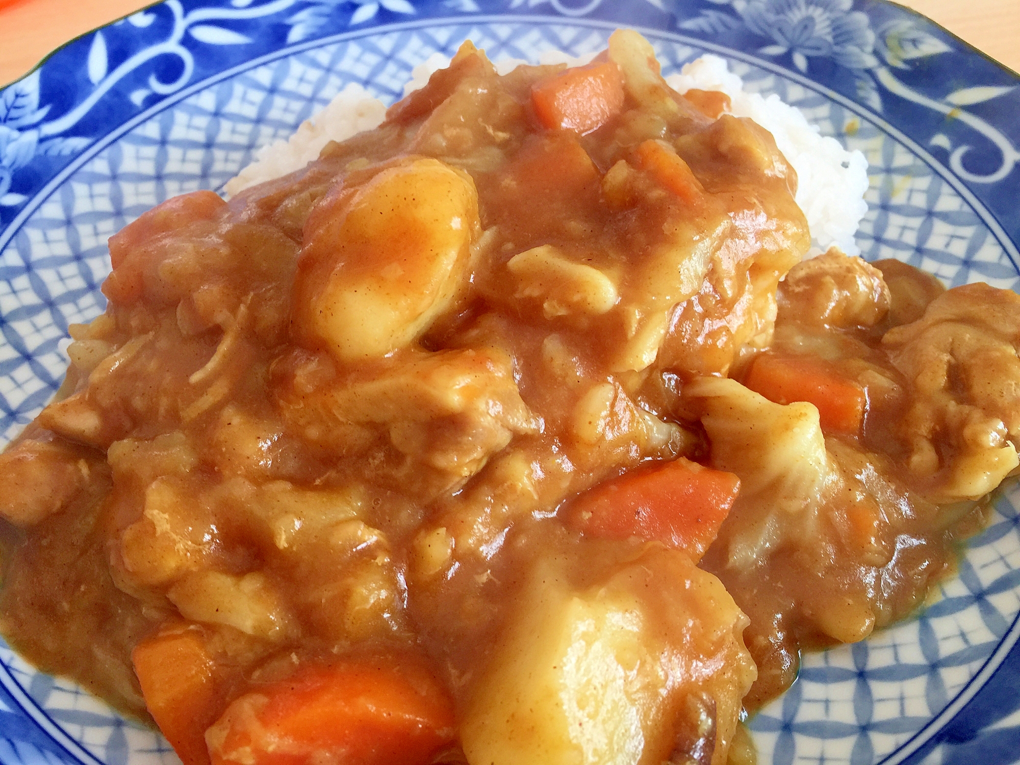 圧力鍋で時短！キャベツ入りチキンカレー