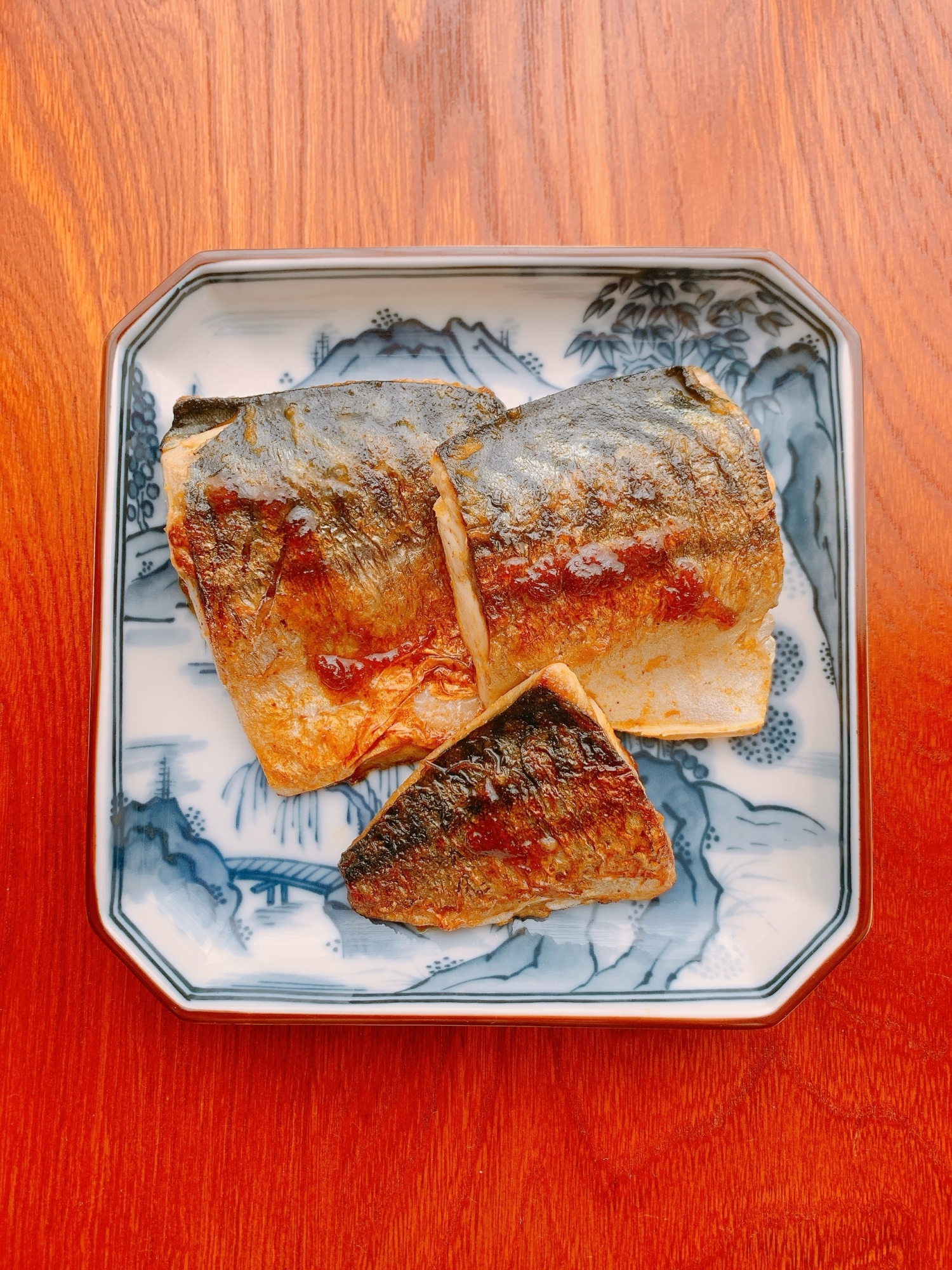 さばのカレー照り焼き