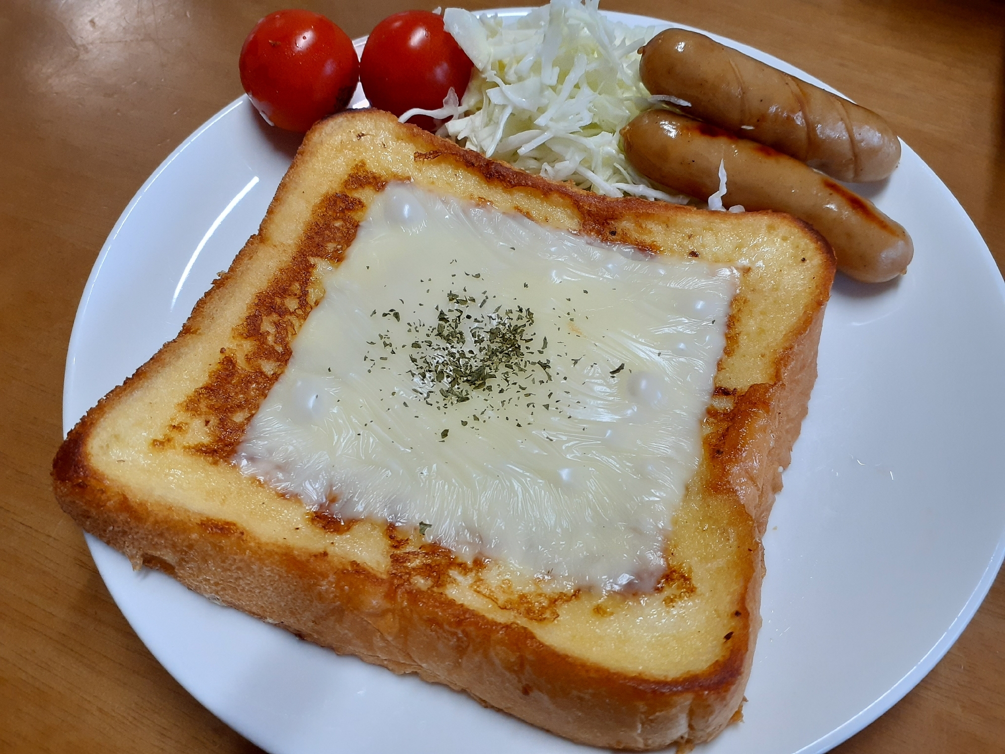 甘くない！チーズフレンチトースト