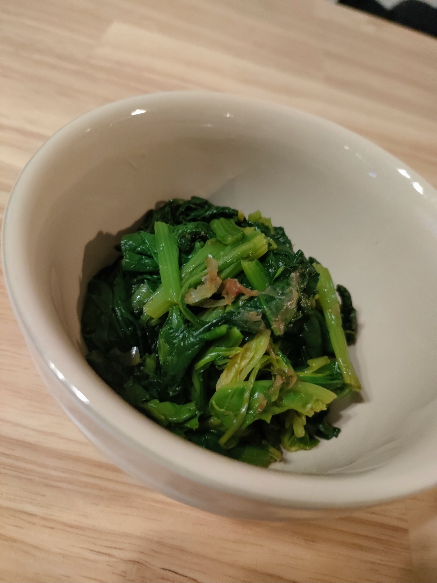 ほうれん草と鰹節のさっぱり和え♪