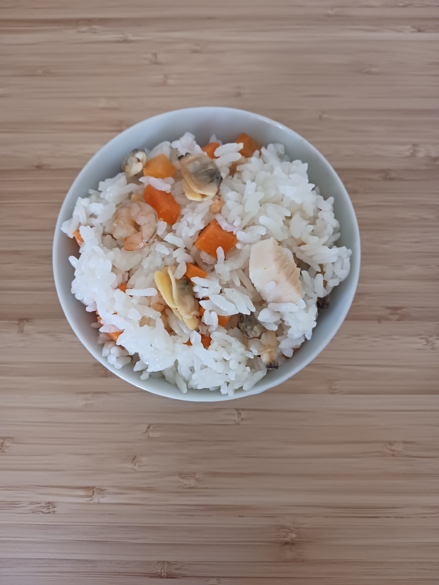 炊飯器で～和風シーフードピラフ～