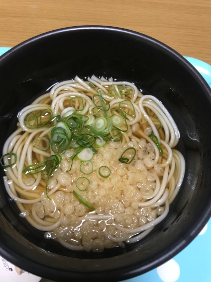 シンプル♪我が家の“たぬきうどん”