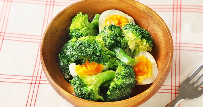 【副菜】ブロッコリーとゆで卵のマヨサラダ