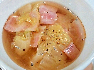 簡単 白菜とベーコンのコンソメスープ レシピ 作り方 By Kuro 24 楽天レシピ 簡単 白菜とベーコンのコンソメスープ レシピ 作り方 By Kuro 24 楽天レシピ