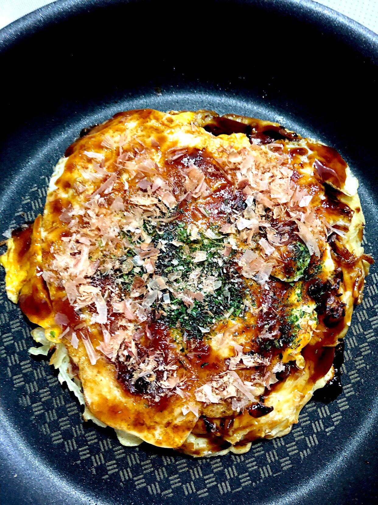 セブンイレブンの冷凍お好み焼きアレンジ