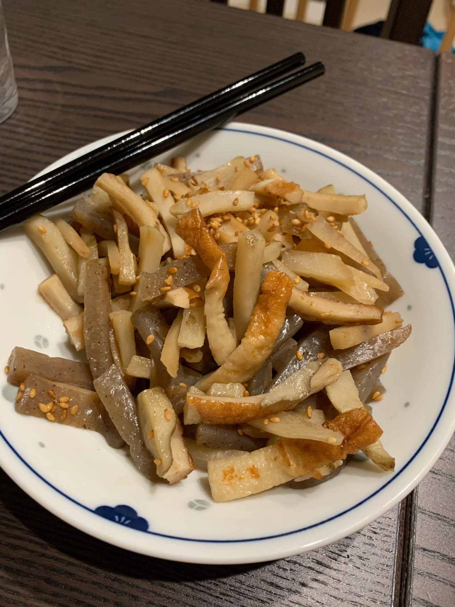シャキシャキ菊芋のきんぴら