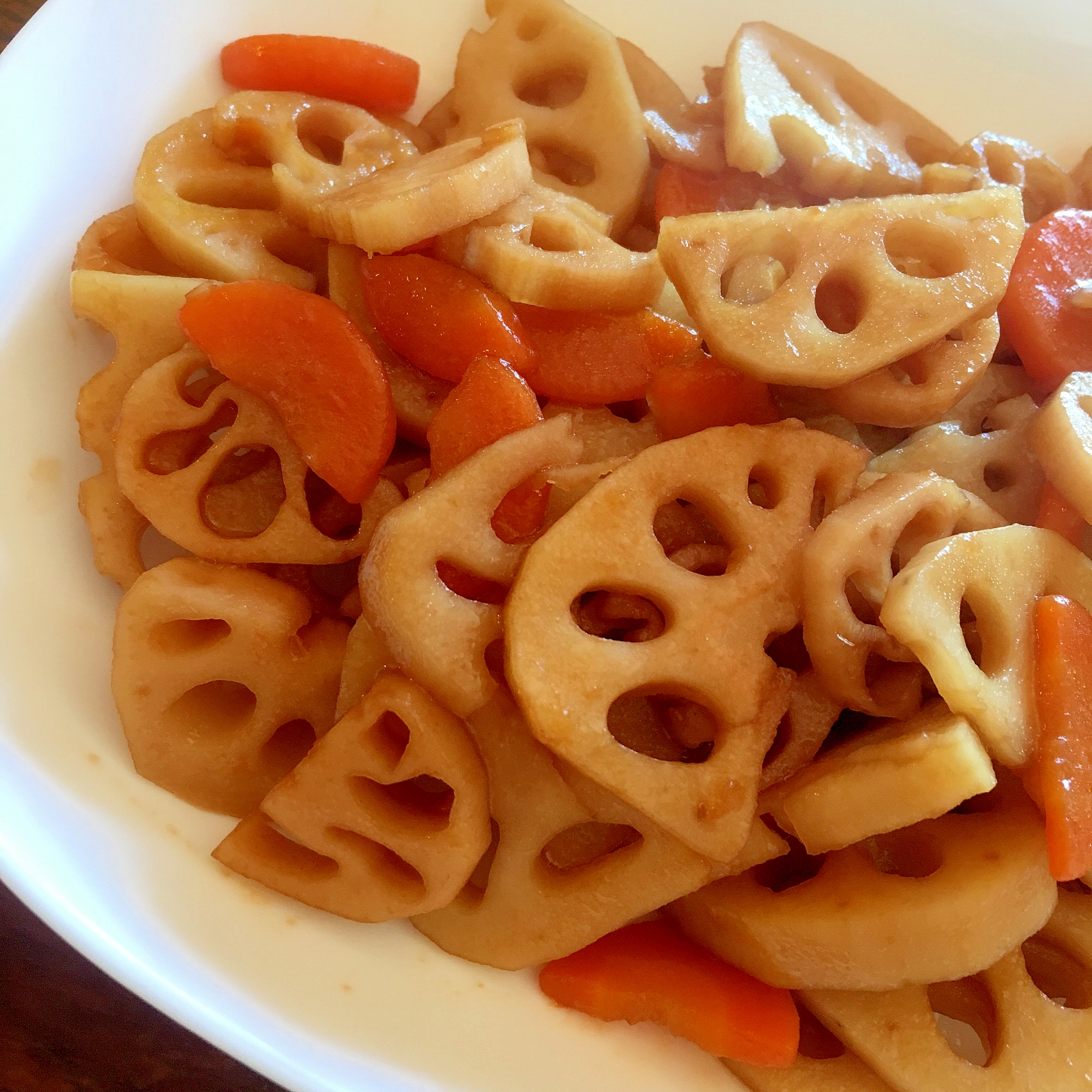 簡単！シャキシャキれんこんの炒め煮