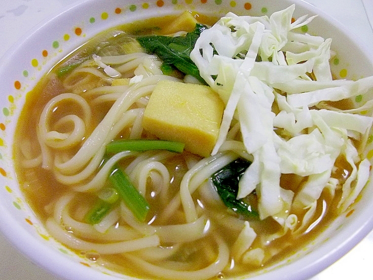 サラッと♪シャキッと♪稲庭うどんのカレーうどん